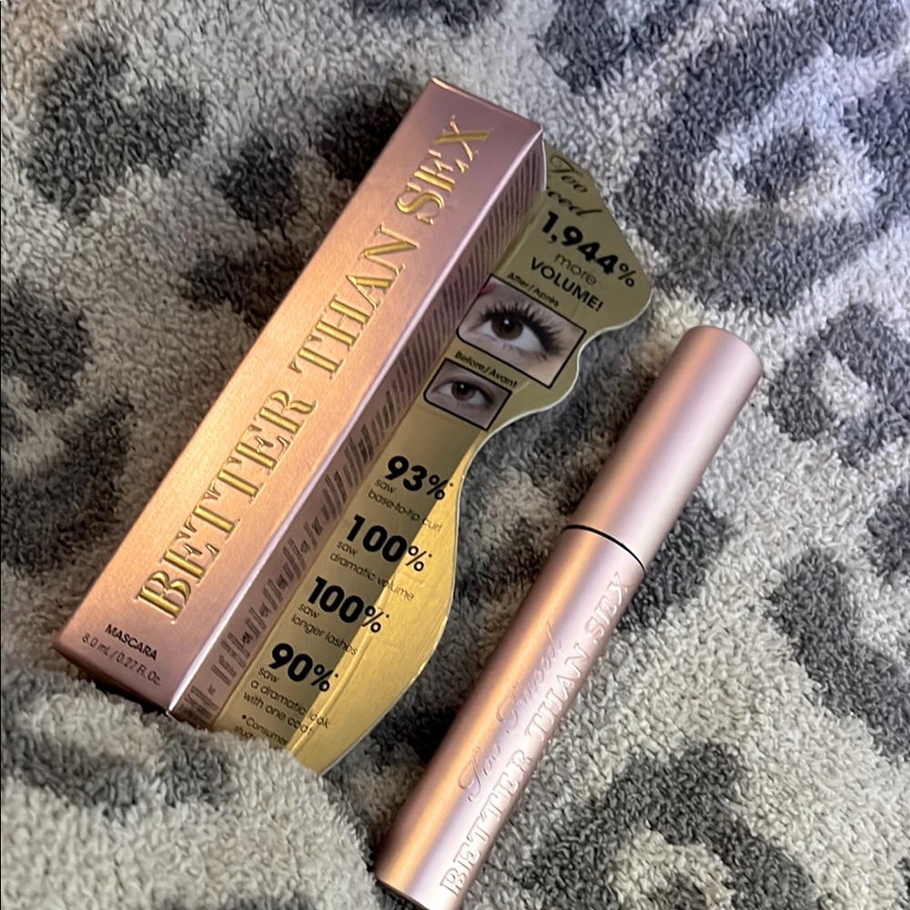 Too Faced: Better Than Sex Volumizing Mascara 🩷 Brand New!!! 🩷